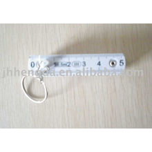 Plastic folding ruler